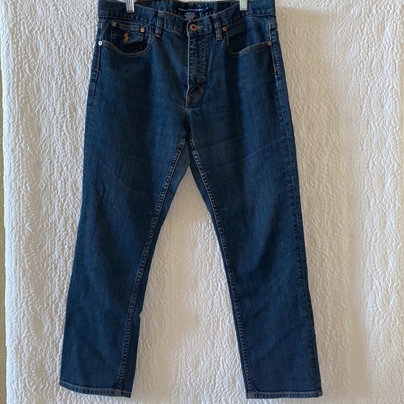 RALPH LAUREN SPORT Blue Label Straight Leg High Rise Jeans - Picture 3 of 10